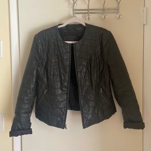 Wow amazing French connection leather jacket